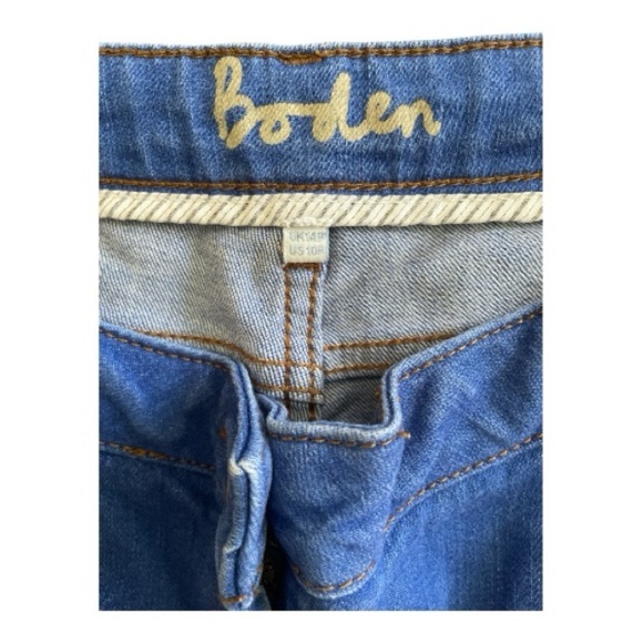 Boden Bright Blue Slim Fit Jeans | Stretch Cotton | Size 10R - Picture 3 of 4